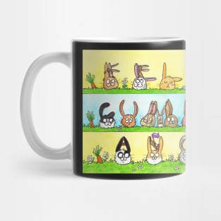 Feliz Cumpleaños Bunnies Mug